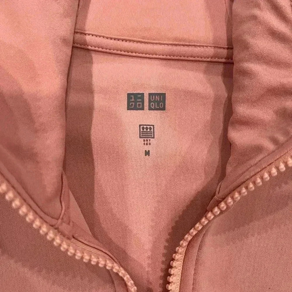 [M]Uniqlo  Blush Pink Dry Sec Zipper Hoodie - Picture 2 of 6